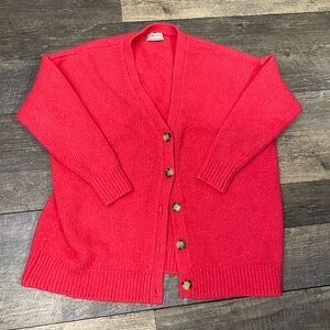 Urban Outfitters Pink Cardigan Sweater